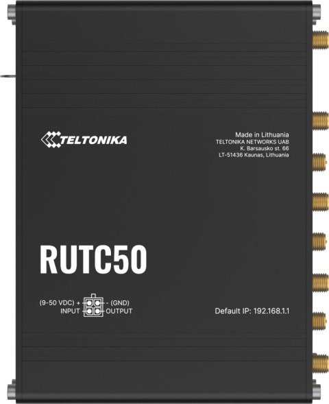 Teltonika RUTC50 router przemysłowy 5G (RUTC50200000) TELTONIKA