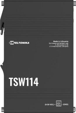 Teltonika TSW114 switch przemysłowy 5xGE (TSW114000000) DIN TELTONIKA