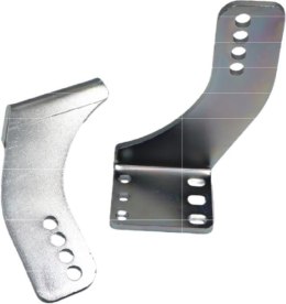 Uchwyty MOD.80/10/36 na słupek do napędów z otworami 10mm: Beninca, NICE, BFT Athos, DEA itd. PRESBET