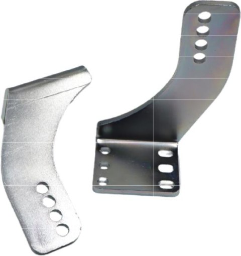 Uchwyty MOD.80/10/36 na słupek do napędów z otworami 10mm: Beninca, NICE, BFT Athos, DEA itd. PRESBET