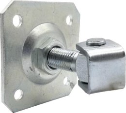 Zawias PSG 61.019.01 z szyldem 100x100x4mm - gwint M20 (regulowany, ucho ocynkowane) PSG