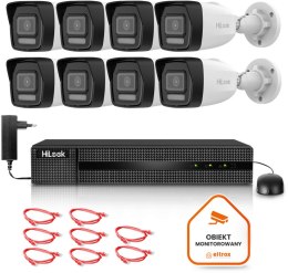 Zestaw monitoringu Hilook 8 kamery IP IPCAM-B8-30DL z wbudowanym dyskiem 2TB HILOOK