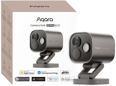 Aqara Camera Hub G5 Pro Wi-Fi Szara | Kamera IP | 1520p, Zigbee, CH-C07D AQARA