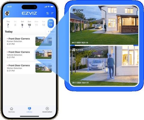 Kamera IP Ezviz H80f Multi z potrójnym obiektywem 12MPx (3 x 2K+) EZVIZ