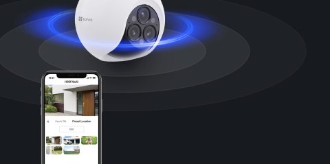 Kamera IP Ezviz H80f Multi z potrójnym obiektywem 12MPx (3 x 2K+) EZVIZ