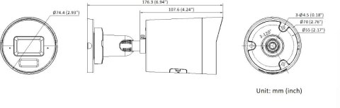 Kamera IP Hikvision DS-2CD2067G3-LI2UY/SL 2.8mm PL HIKVISION