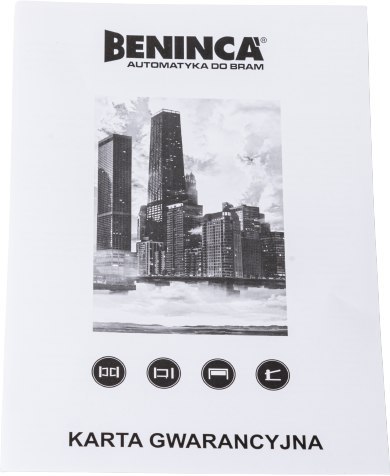Zestaw Beninca KBILL4024.PM TRUST 24V do 8m bram dwuskrzydłowych BENINCA