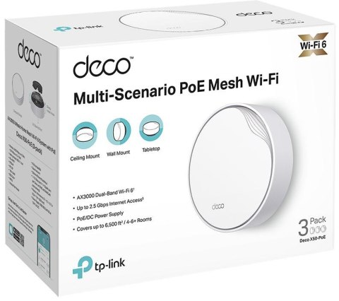DOMOWY SYSTEM WI-FI MESH TP-LINK DECO X50-POE(3-PACK) TP-LINK