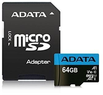 Adata karta microSD Premier 64GB UHS1/CL10/A1+adapter ADATA