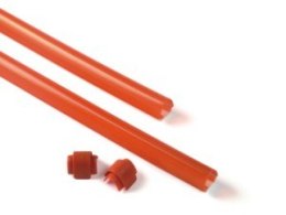 XBA13 - Listwa gumowa czerwona, ochronna, 9x1m - zestaw z zaslepkami - zabezpieczajaca do ramion NICE