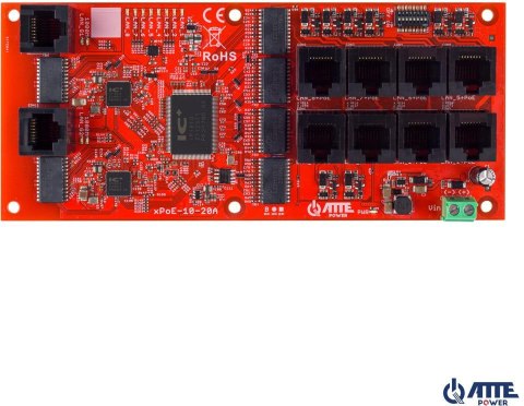 SWITCH 10-PORTOWY POE ATTE xPoE-10-20A-OF ATTE