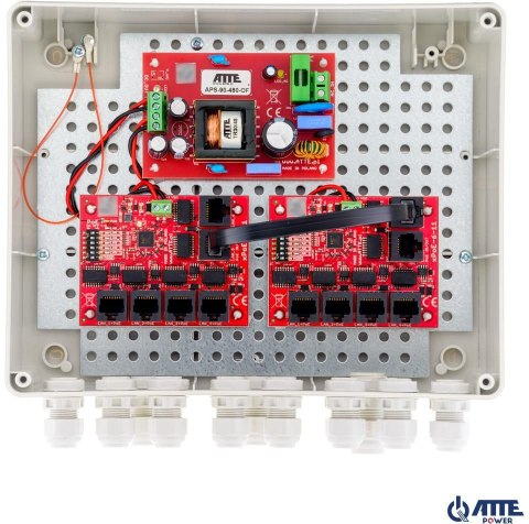 SWITCH ZEWNĘTRZNY 10-PORTOWY POE ATTE IP-9-11-L2 ATTE
