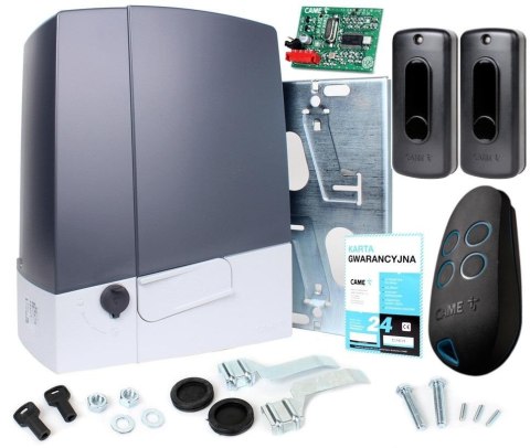 Zestaw CAME BXV 4 SAFE TOP do 400kg bram przesuwnych CAME