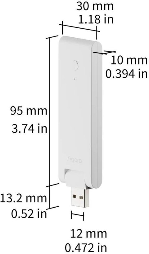 Aqara Hub M100 (Offline) | Jednostka centralna Smart Home | Zigbee, Homekit, EU AQARA