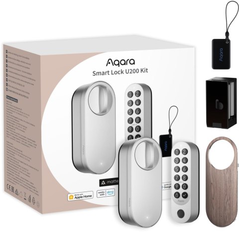 Aqara Smart Lock U200 Kit Srebrny AQARA