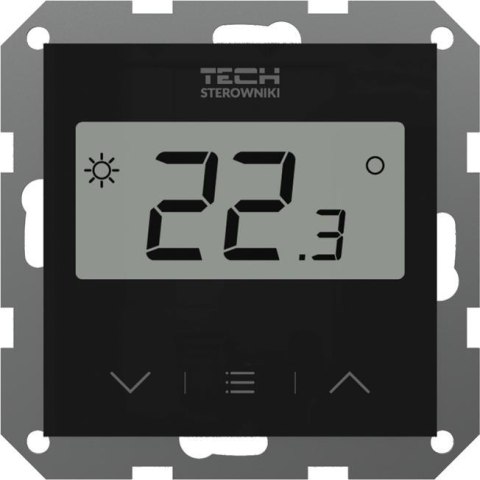 Bezprzewodowy regulator pokojowy czarny F-8Z Tech Sterowniki TECH STEROWNIKI