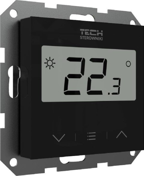 Bezprzewodowy regulator pokojowy czarny F-8Z Tech Sterowniki TECH STEROWNIKI
