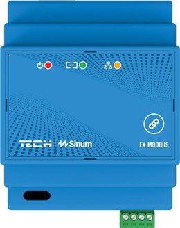 Extender sygnału na szynę DIN EX-MODBUS Tech sterowniki TECH STEROWNIKI