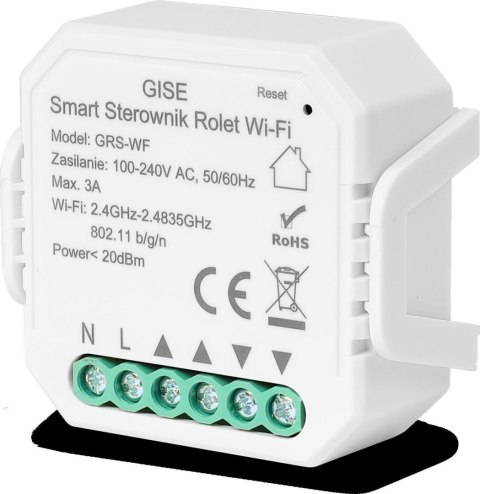 GISE Smart Sterownik roletowy WiFi GEN 2 | Tuya | GRS-WF GISE