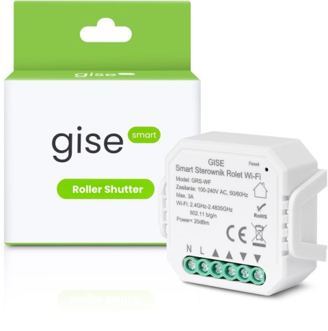 GISE Smart Sterownik roletowy WiFi GEN 2 | Tuya | GRS-WF GISE