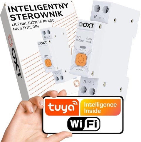 Inteligentny Sterownik OXT | 63A | Licznik | WiFi | Tuya T335 OXT