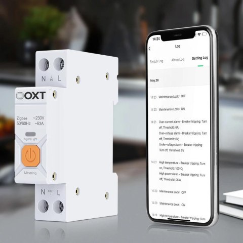Inteligentny Sterownik OXT | 63A | Licznik | ZigBee | Tuya T337 OXT