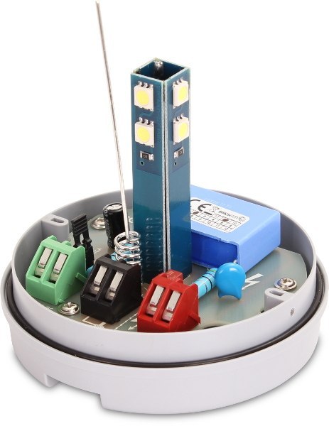 Lampa LED Proxima KOGUT z wbudowaną anteną 433.92 MHz (12-24V AC/DC lub 230V AC) żółta PROXIMA