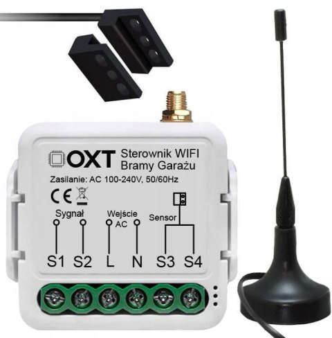 Moduł OXT do silników bramowych z anteną i sensorem WiFi TUYA OXT