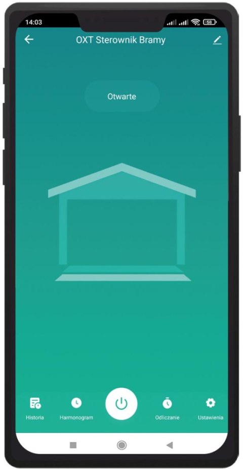 Moduł OXT do silników bramowych z anteną i sensorem WiFi TUYA OXT