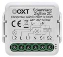 Moduł OXT mini ściemniacz 2 obwody ZigBee TUYA T266 OXT