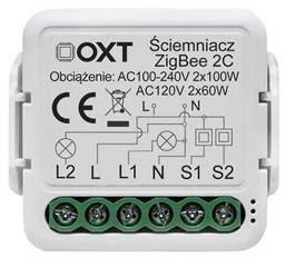 Moduł OXT mini ściemniacz 2 obwody ZigBee TUYA T266 OXT