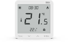 Przewodowy dwustanowy regulator pokojowy podtynkowy biały ST-297z v3 Tech sterowniki TECH STEROWNIKI