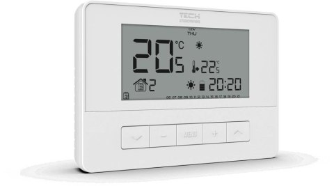 Przewodowy regulator pokojowy biały T-4.1 Tech sterowniki TECH STEROWNIKI