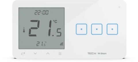 Przewodowy włącznik światła potr. z regulatorem pokojowym biały WSR-03MP Tech Sterowniki TECH STEROWNIKI