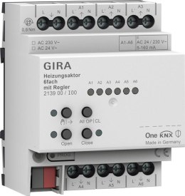 GIRA aktor grzewczy 6x regul. KNX ONE 213900 GIRA