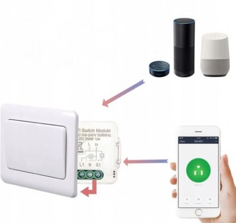 Moduł OXT mini przekaźnik 1 obw. bez N ZigBee TUYA T271 OXT