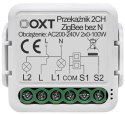 Moduł OXT mini przekaźnik 2 obw. bez N ZigBee TUYA T272 OXT