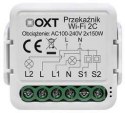 Moduł OXT mini przekaźnik 2 obwody WiFi TUYA T222 OXT