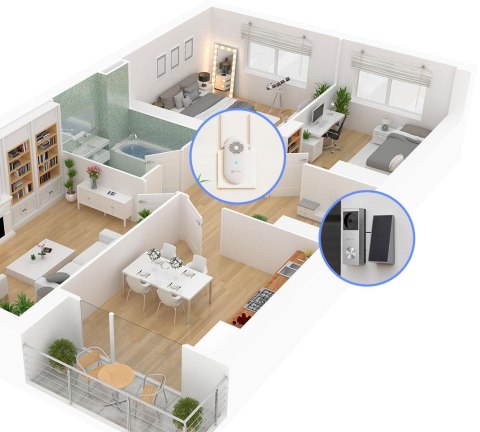 Wideodzwonek Ezviz HP3 Pro 3MPx z panelem solarnym EZVIZ