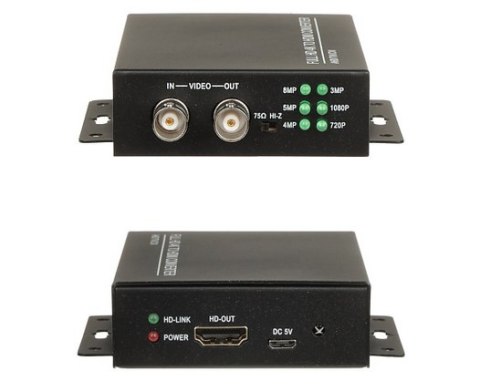 KONWERTER HV/HDMI+HV-HV/HDMI+HV-V2. AHD/HD-CVI/HD-TVI/CVBS na HDMI DELTA