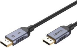 Kabel DisplayPort Unitek 1.4 8k 60hz, 4k 240hz, HDR, HDCP 2.3, DSC 1.2, 2m UNITEK