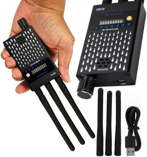 Wykrywacz podsłuchów Mking Mk618 3 antenowy MKING