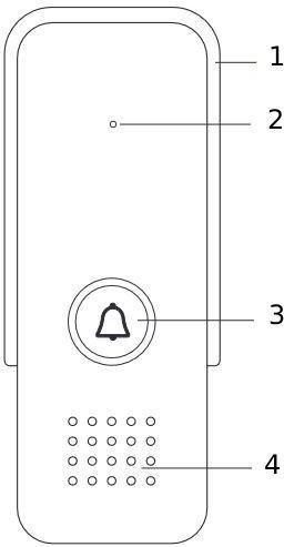 Domofon EURA ADP-24A3 czarny 2 żyłowy EURA