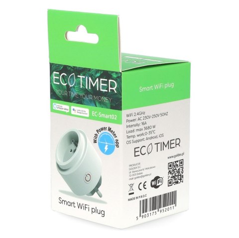 Gniazdko WiFi EC-Smart02 - inteligentne RED EAGLE