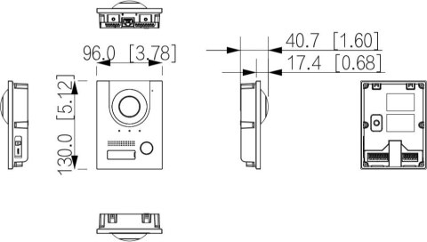 Stacja bramowa Dahua VTO2202F-P-S3 DAHUA