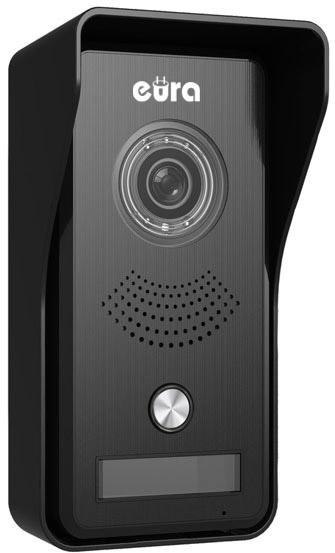 Wideodomofon EURA VDP-76A3 czarny monitor EURA