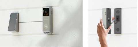 Wideodomofon Ezviz EP3x (3MP+2MP) zasilany bateriami z panelem słonecznym EZVIZ