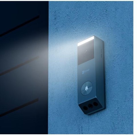 Wideodomofon Ezviz EP3x (3MP+2MP) zasilany bateriami z panelem słonecznym EZVIZ