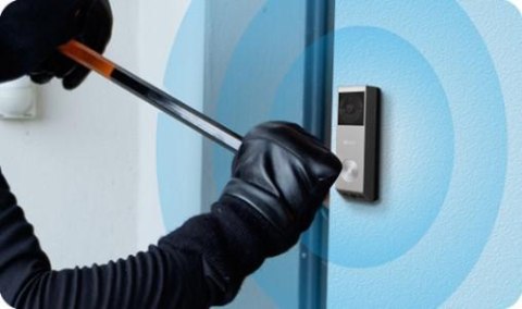 Wideodomofon Ezviz EP3x (3MP+2MP) zasilany bateriami z panelem słonecznym EZVIZ