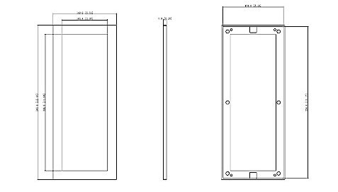 RAMKA DO MODUŁÓW WIDEODOMOFONOWYCH DAHUA VTM126 DAHUA